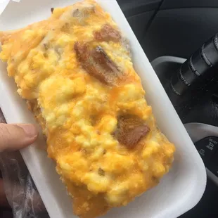 01.13.20 breakfast pizza.. my slice :)