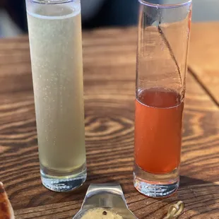 Cucumber  honey  mimosa and watermelon  mimosa