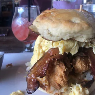 Biscuit and Poblano Gravy