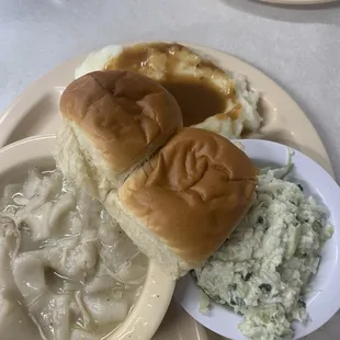 Coleslaw was very yummy