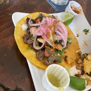 Steak taco