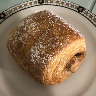 a pastry on a plate