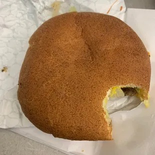 This tastes just as gross as it looks. The burger had no flavor.