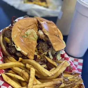 Don't get the triple! This is the double Hickory Bacon Cheese Burger