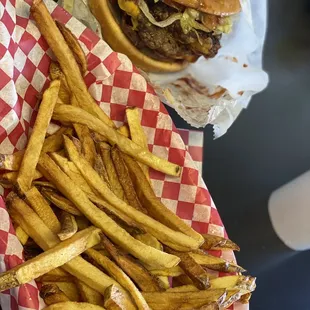 Double Hickory Bacon Cheese Burger