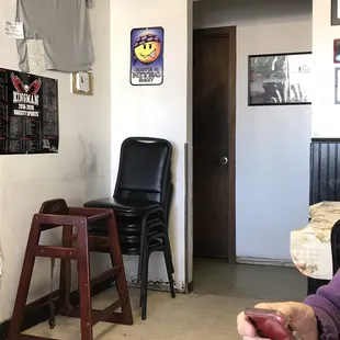 a person sitting at a table