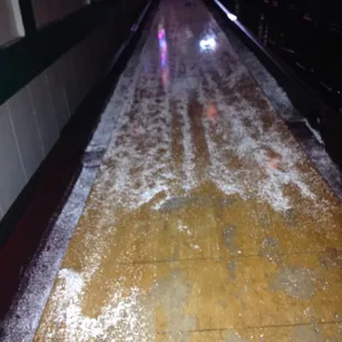 Shuffleboard.
