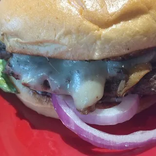Mushroom Swiss Burger