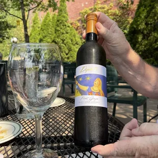 Wonderful second bottle of wine on a lazy Sunday afternoon of dining!!