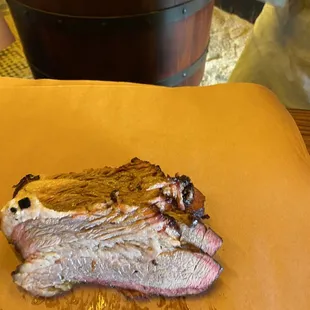 Sliced brisket