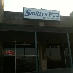the front of the restaurant