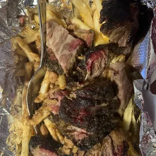 LOADED FRIES WITH BRISKET!