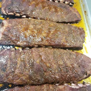 bbq ribs, food, ribs