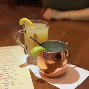 Madison mule &amp; hotty toddy