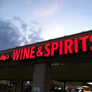 the front of the store