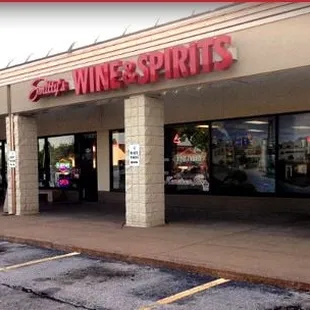 the front of the store