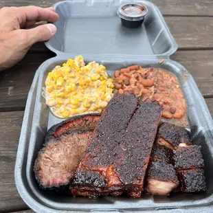 The 3 meat plate that's enough for at least 2 people!!