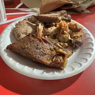 All the meats!! Ribs, Pulled Pork, Lamb, Brisket