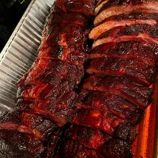 2 whole racks Big Ju ribs