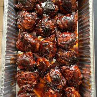 BBQ chicken thighs
