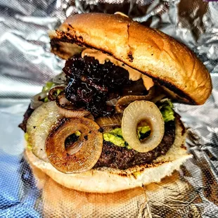 Southern Bacon Jam Guac Burger