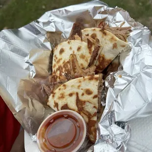 Pork Quesadilla - Huge