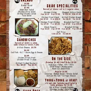 the menu