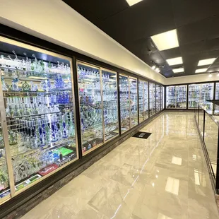 the inside of a store