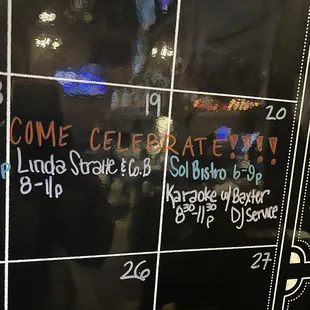 Tonight's singer is Linda Straite &amp; Co.from 8-11pm