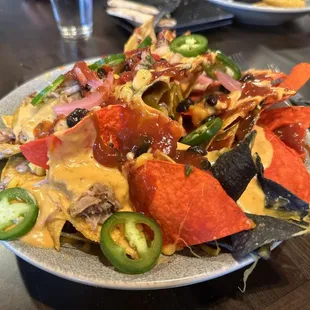 Pulled pork nachos