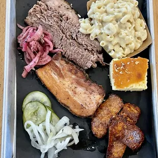 Platter of Meats and Sides was good