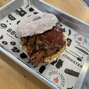 BBQ Donut Sandwich didn't work