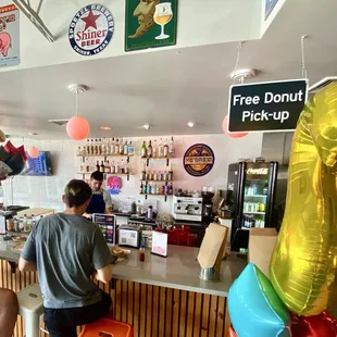 Cozy Full Bar and Cafe! Oh and Donut Bar!