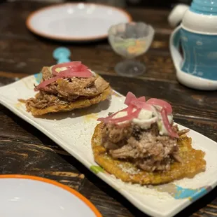 Pulled Pork Tostones Wow