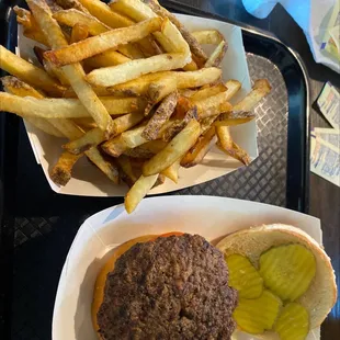 Old fashion and fries