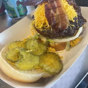 Bacon cheeseburger