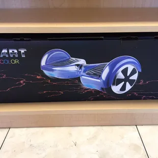 We have balancing boards that come with a one year warranty and also Come with a carrying case and remote for it as well