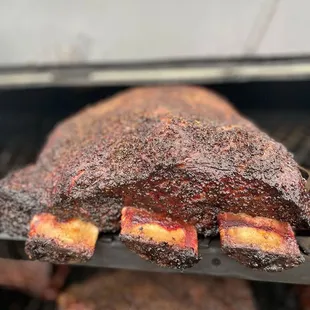 ribs on the grill