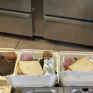 Getting orders ready