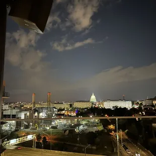 The view from smoke and mirrors.