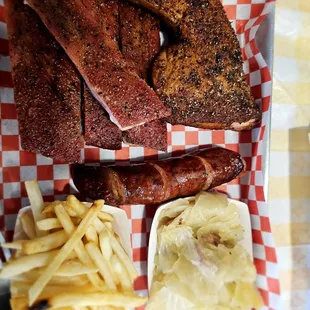 3 Meat Combo Platter with 2 sides