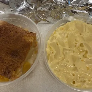 Peach Cobbler &amp; Mac/Cheese