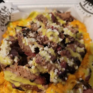 Brisket mexican street corn