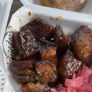 Pork belly burnt ends
