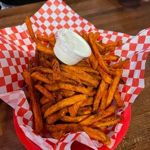 Basket of Sweet Potato Fries