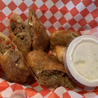 Cheesesteak Egg Rolls
