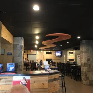 Bar area