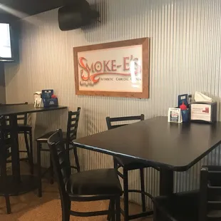 tables and chairs