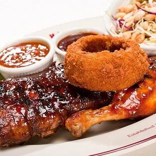 BBQ Ribs and Chicken
