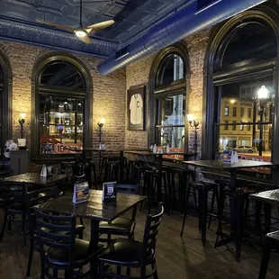 the interior of a restaurant